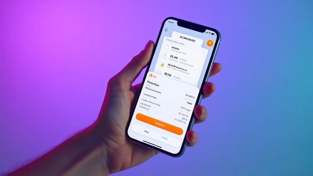 Spensy app showing expense tracking interface